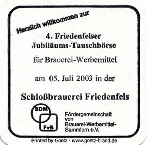 friedenfels tir-by frieden exklu 4b (quad180-4 fvb tauschbrse 2003-schwarz)